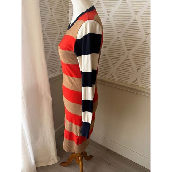 Scotch & Soda Amsterdam Small Multicolor Striped Wool Blend Sweater Dress - Picture 4 of 8